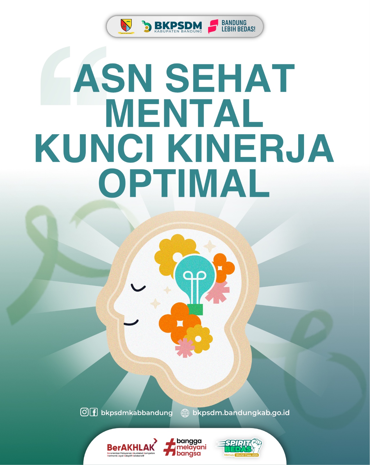 BKPSDM HADIRKAN RUANG CERITA SEBAGAI LAYANAN KONSELING BAGI ASN DI LINGKUNGAN PEMERINTAH KABUPATEN BANDUNG. “ASN SEHAT MENTAL KUNCI KINERJA OPTIMAL”